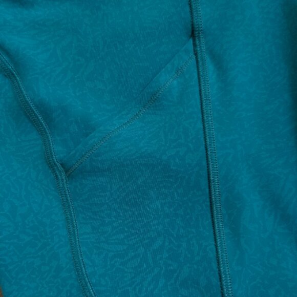 Lululemon Wunder Train High-Rise Tight 25" Everlux Crunch Teal Lagoon Size 4 - Picture 7 of 8